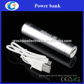 Portable Universal Mini Cylinder Shape 2600 mAh USB External Battery Power Bank